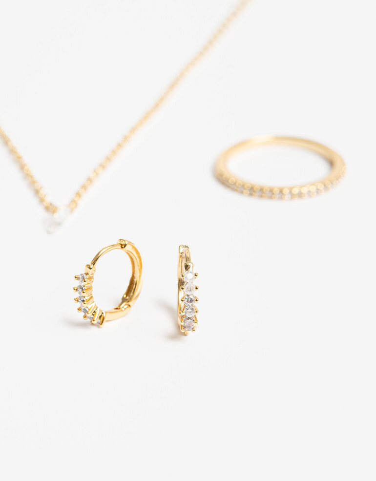 Bijouterie Vs Cubic zirconia Set De Bijoutero Y Bijoux De Cubic Zirconia - Dorado