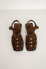 Sandalia Draft Marron