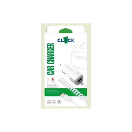 Cargador para Auto Click Iphone 2.1A + USB 001