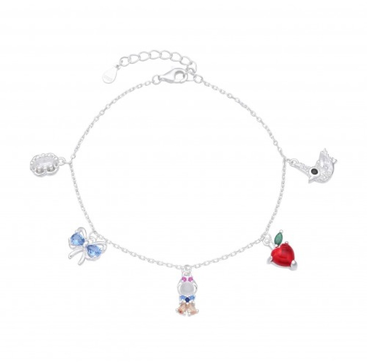 Pulsera de plata 925, PRINCESAS. 