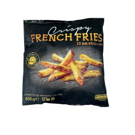 CRISPY FRENCH FRIES 10MM CON PIEL 600 GRS CRISPY FRENCH FRIES 10MM CON PIEL 600 GRS