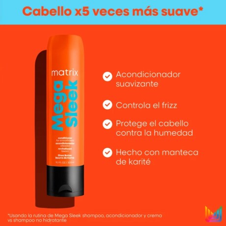 Acondicionador Matrix Mega Sleek Anti Frizz 300ml Acondicionador Matrix Mega Sleek Anti Frizz 300ml