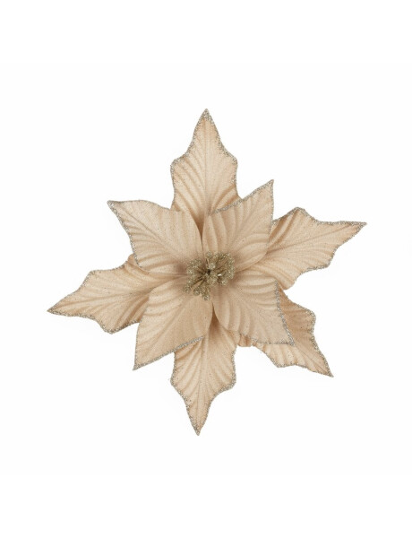 ESTRELLA FEDERAL TERCIOPELO CHAMAPGNE 25 CM. ESTRELLA FEDERAL TERCIOPELO CHAMAPGNE 25 CM.