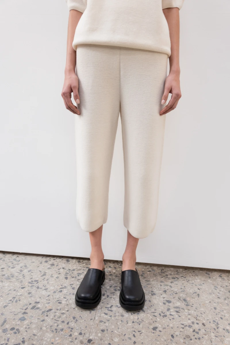 PANTALON WIDE LEG Beige