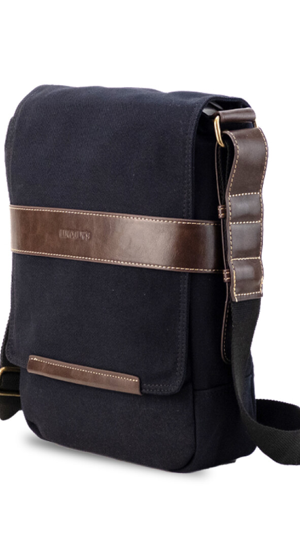 MATERA C/TAPA GUINEA - CANVAS NEGRO