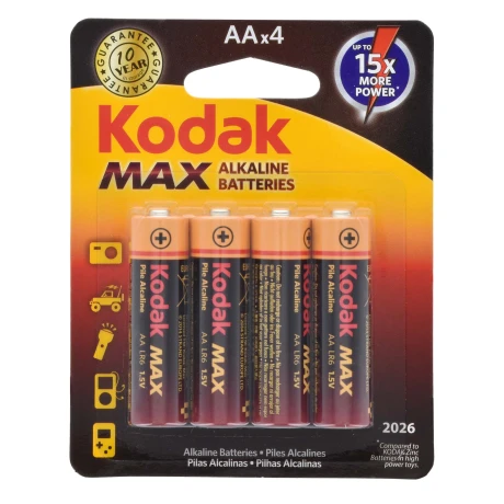 PILAS KODAK MAX ALKALINA AA X 4 PCS 30820388 PILAS KODAK MAX ALKALINA AA X 4 PCS 30820388