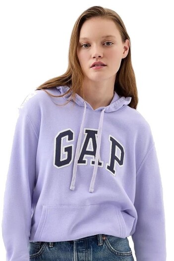 Canguro Logo Gap Con Felpa Mujer Fresh Lavender
