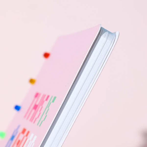 Cuaderno espiral rosa