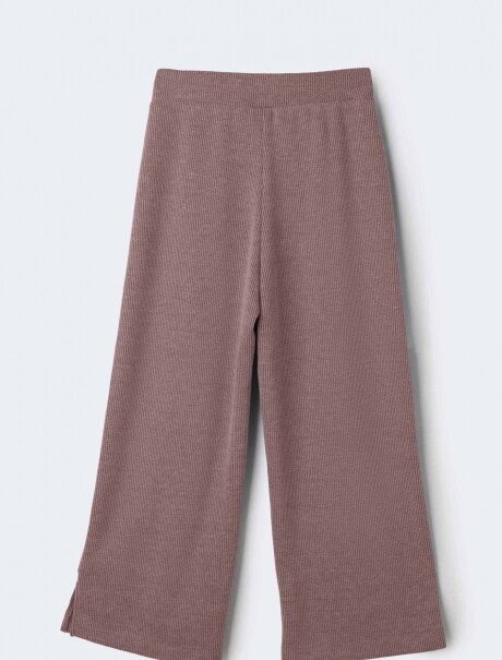 PANTALÓN INFANTIL ACANALADO ROSADO