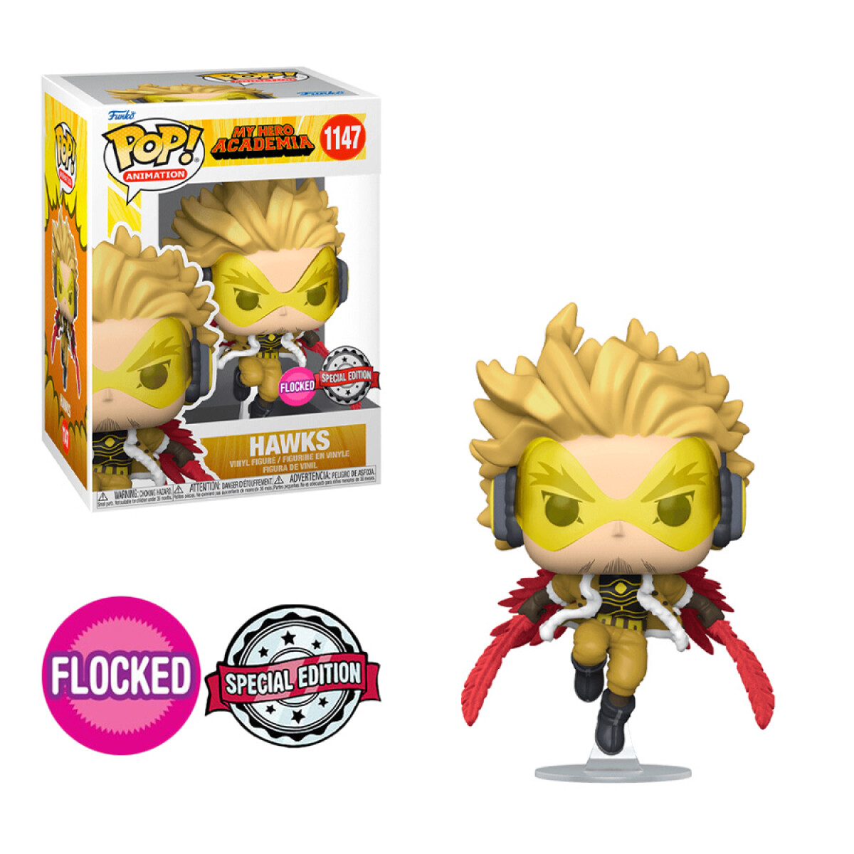 Hawks • My Hero Academia [Exclusivo - Flocked] - 1147 