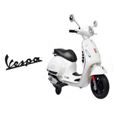 Moto Vespa a bateria 801 blanca Moto Vespa A Bateria 801 Blanca