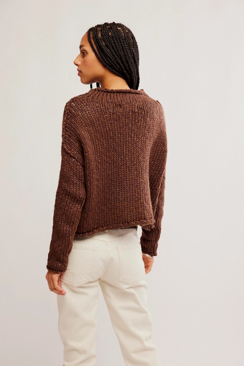 SWEATER OPAL Marron