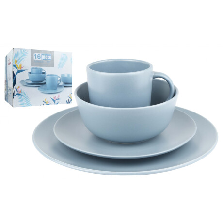 JUEGO VAJILLA 16PCS CERAMICA COLOR PLATO LLANO-PLATO POSTRE-BOWL-TAZA 23957 Q2 JUEGO VAJILLA 16PCS CERAMICA COLOR PLATO LLANO-PLATO POSTRE-BOWL-TAZA 23957 Q2
