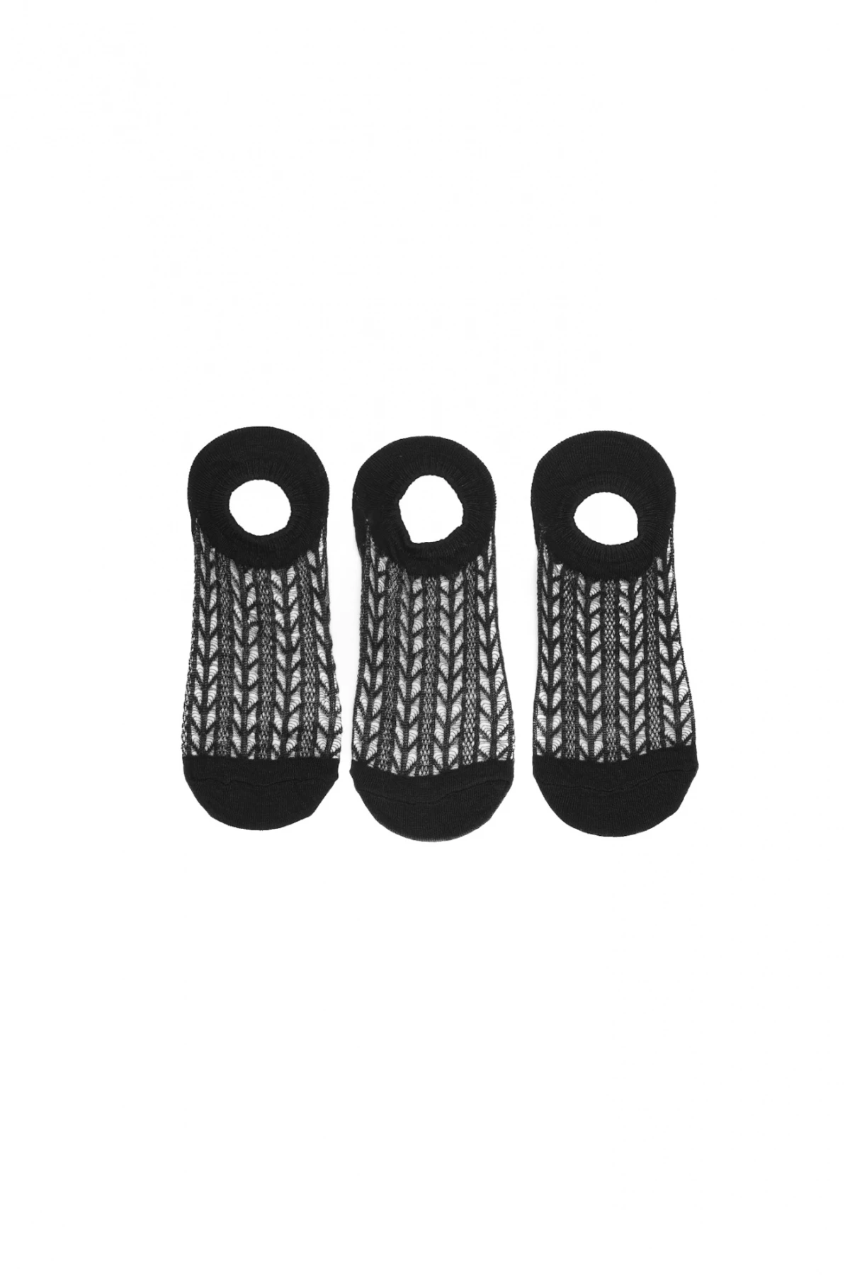 Media Pack x3 Invisibles Negro