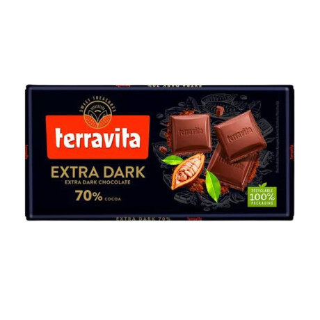 Chocolate Terravita Negro 70% 90 G 001