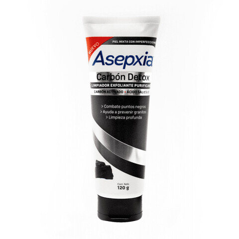 Asepxia carbón gel limpiador exfoliante 120 g Asepxia carbón gel limpiador exfoliante 120 g