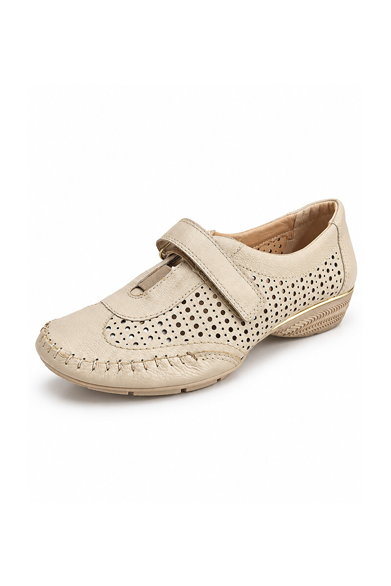Calzado D'Moon calado con velcro Blanco