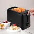 Tostadora Eléctrica 2 Panes Marvo 6 NIveles Tostado 650W Variante Color Negro