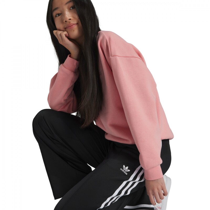 Pantalón Largo Adicolor Wide de Mujer Negro