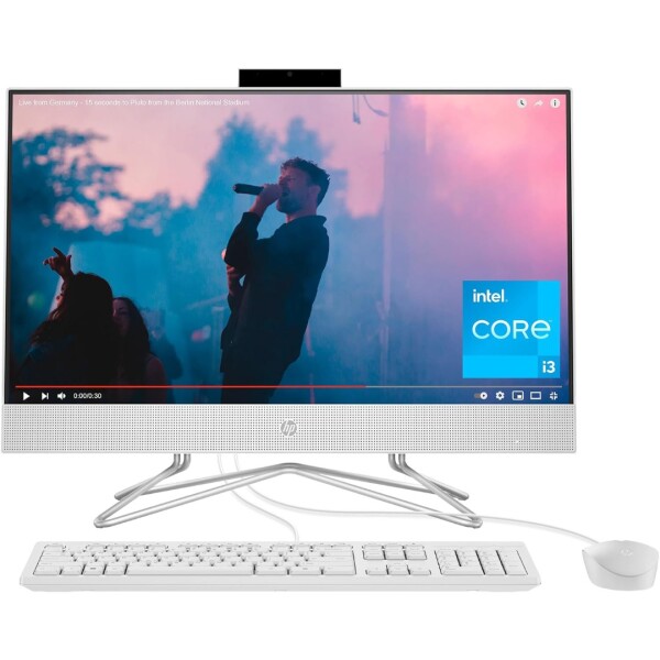 Equipo All In One Hp Core I3 4.1ghz, 16gb, 256gb Ssd, 24" Fhd ALL IN ONE HP 24-DF1000 I3/8/256/24"