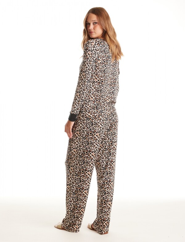 Pijama C/pantalon MULTI/NEGRO
