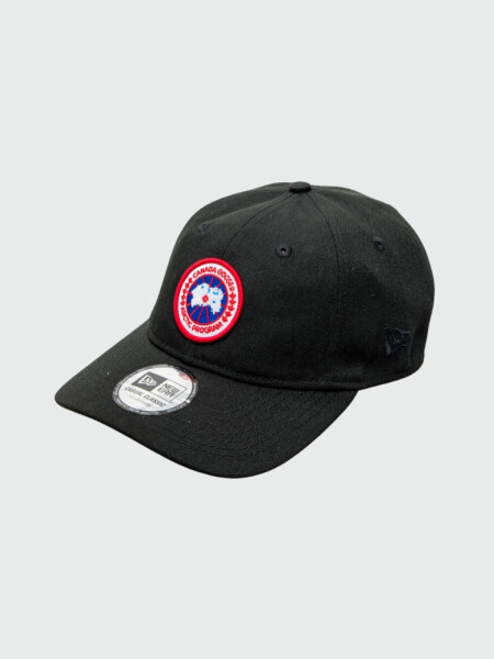 Canada Goose -Gorro de poliéster con visera, Artic disc Negro