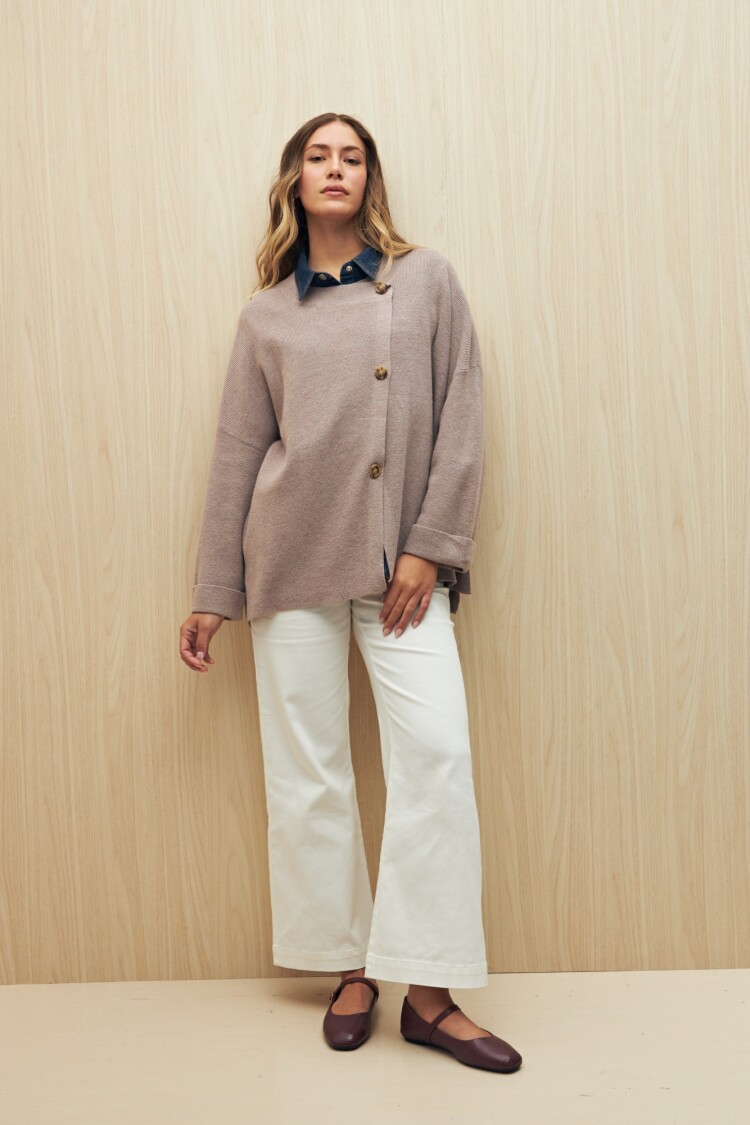 SWEATER CAMPERO Visón