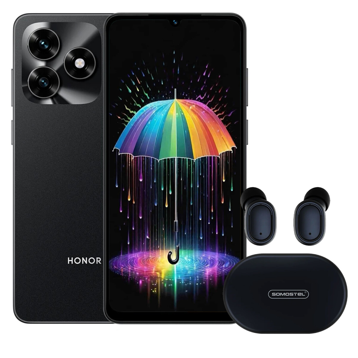 Honor X5c 4gb 128gb 13mpx 4g Wifi Huella + Regalo - NEGRO 