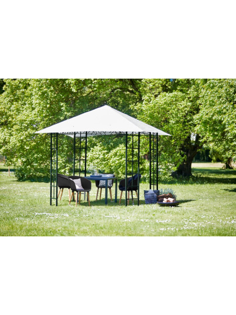 Gazebo LOFOTEN A3xL3xA2.65m blanco Gazebo LOFOTEN A3xL3xA2.65m blanco