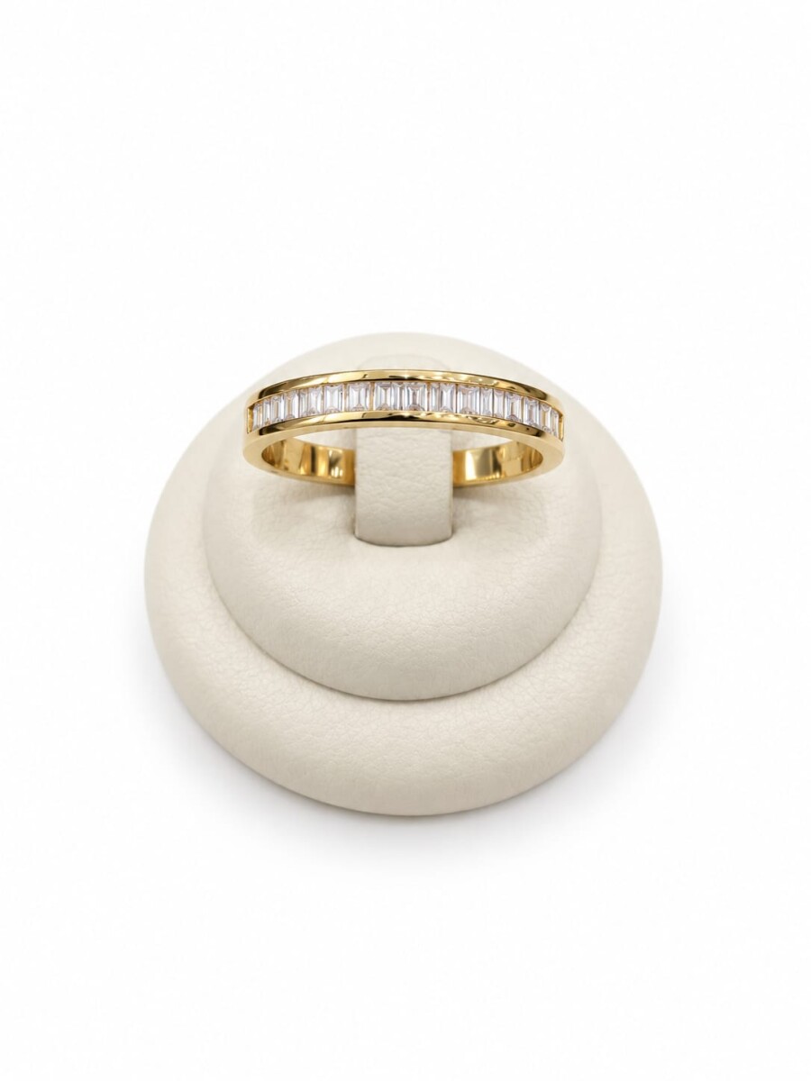 Anillo medio sin fin en Oro 