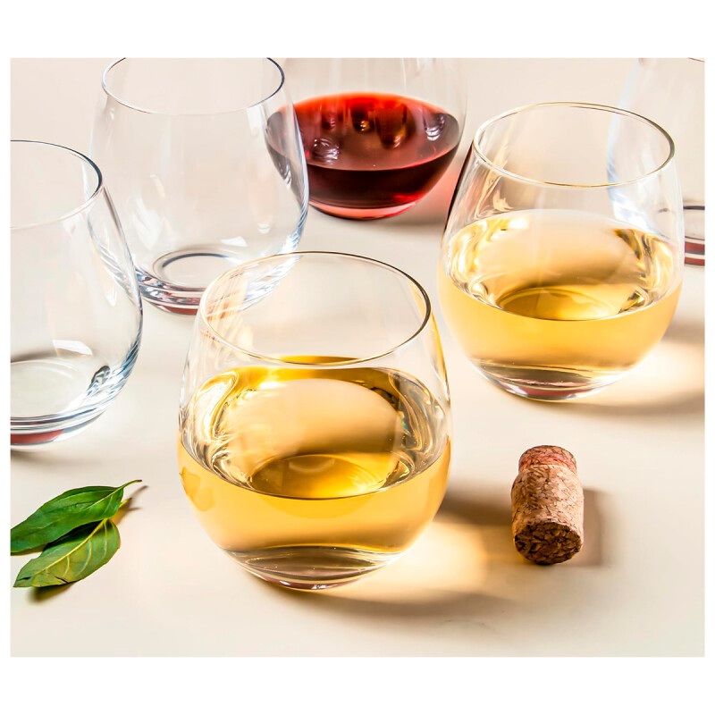 Set x6 vasos de vino 475ml TRANSPARENTE
