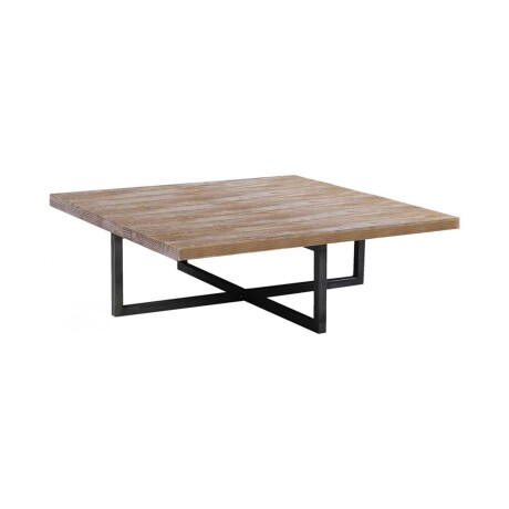 MESA RATONA CENTRAL MADERA-Y-METAL NATURAL-BEIGE RESPALDO NATURAL