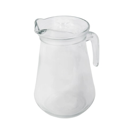 JARRA DE VIDRIO TRANSP C/TAPA 1.1L Unica