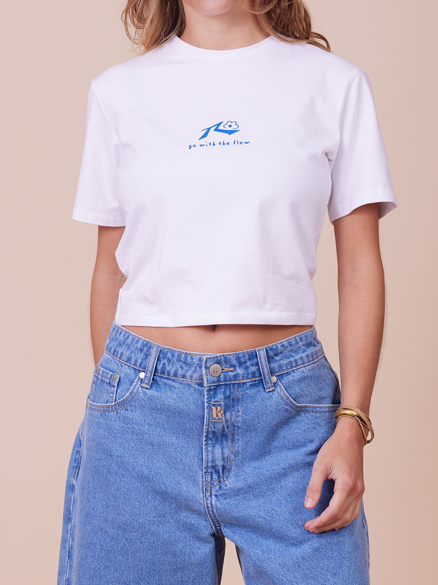 T-SHIRT ARIAKE RUSTY - Blanco 