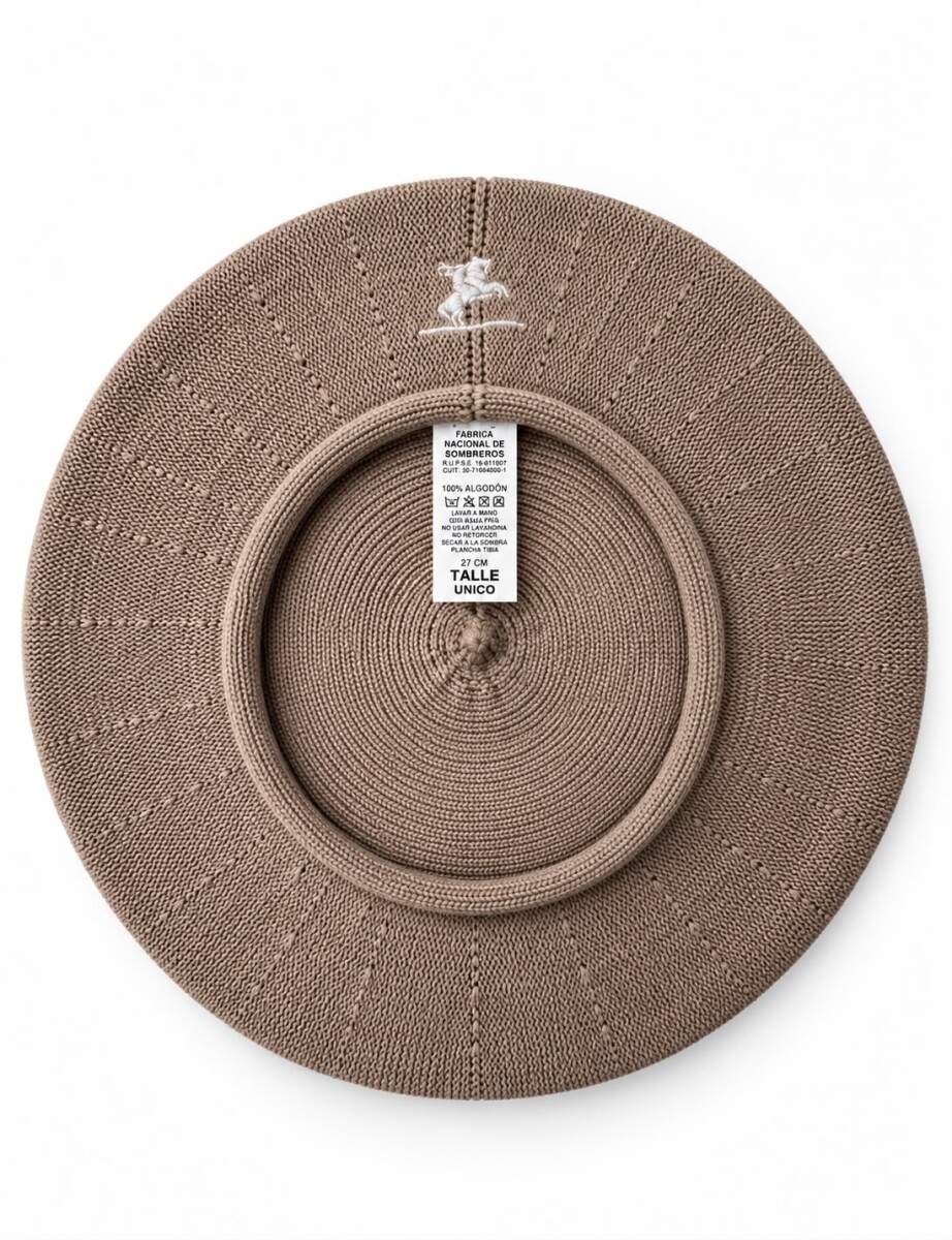 Boina de hilo juvenil - Beige 