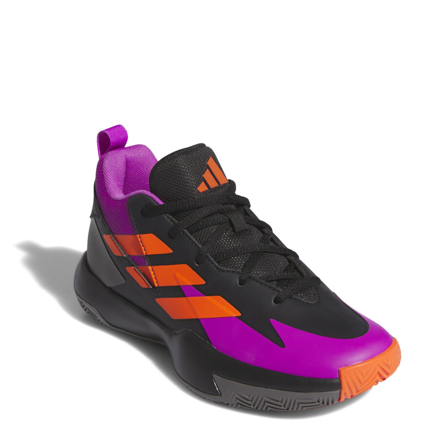 Championes de Niños Adidas Cross &apos;Em Up Select Mid Negro - Púrpura - Anaranjado