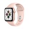 Malla correa de silicona sport para apple watch 38mm/40mm/41mm devia Pink sand
