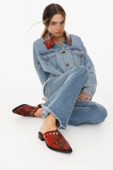 Chata Mule Snake Rojo