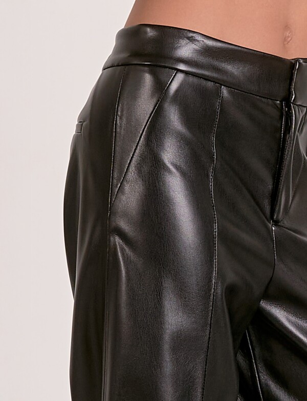 Pantalon Eco Cuero NEGRO