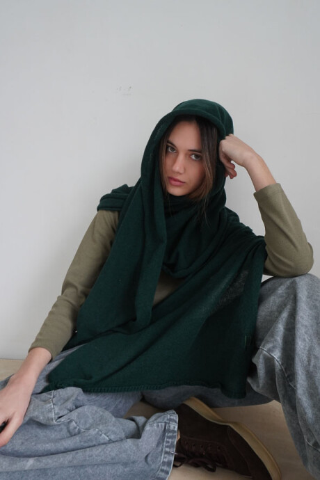 Pashmina PUR Verde Ingles