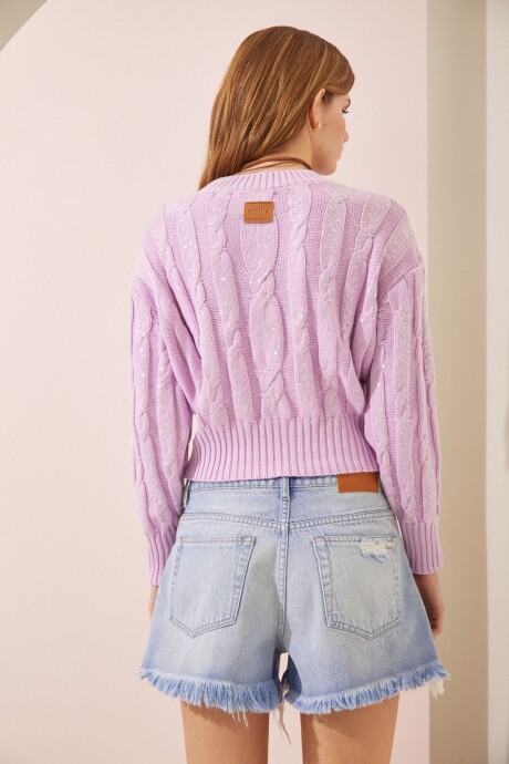 SWEATER CRAB LILA