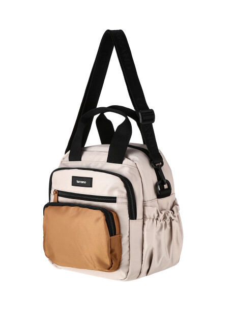 Mochila, Lunchera y Cartuchera Quid AirFlow Beige