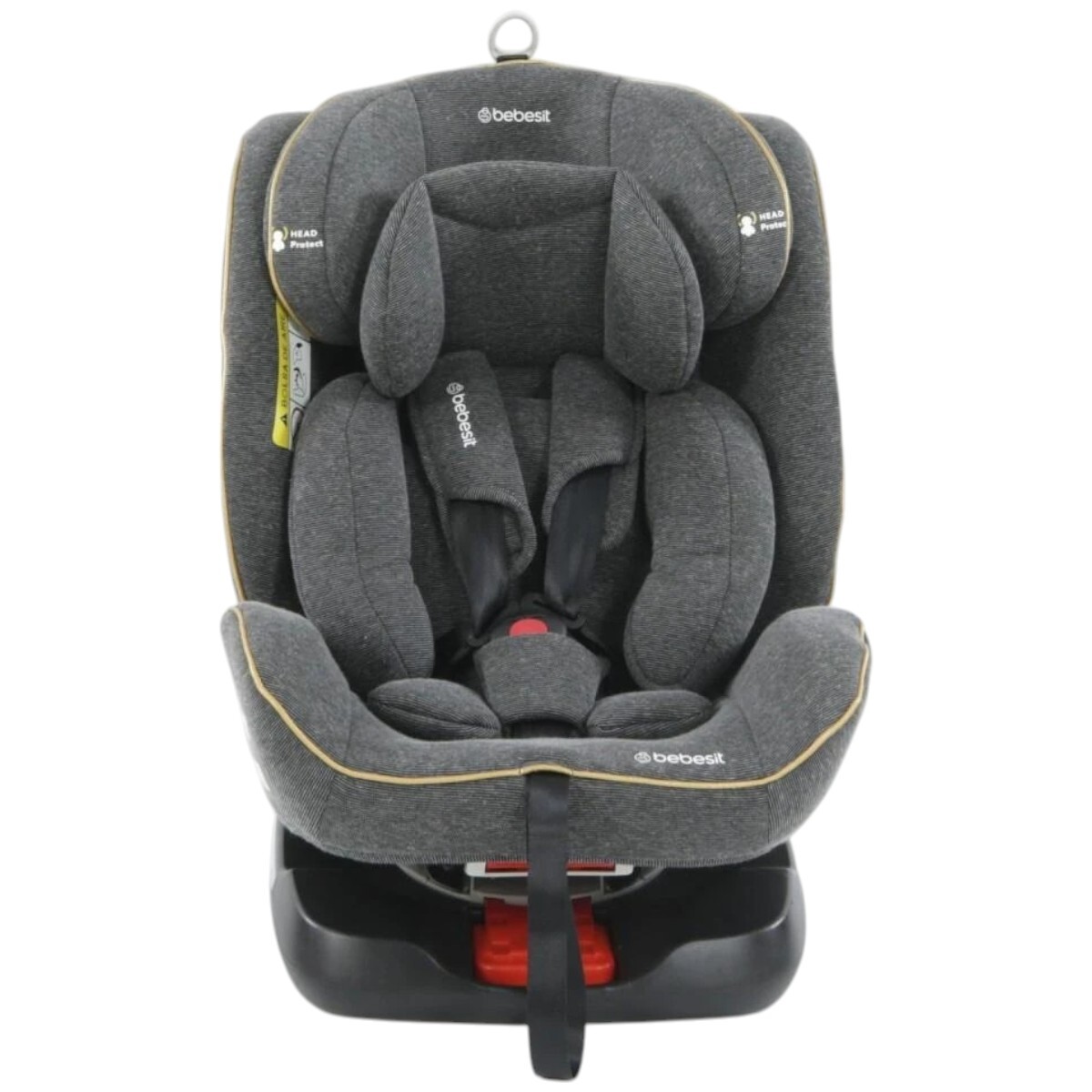 Bebesit Butaca Supra 0/1/2/3 360 isofix PREMIUM - Gris 