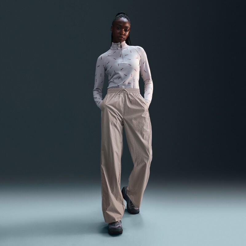 Pantalón Nike Windrunner Woven de Mujer Gris