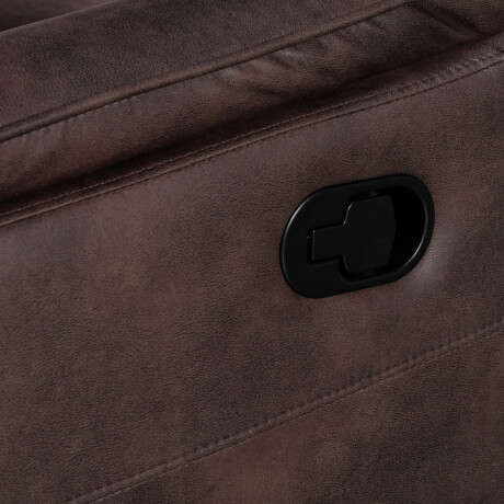 RECLINER MANUAL 2 CUERPOS TELA MARRON LAGOS CHOC.