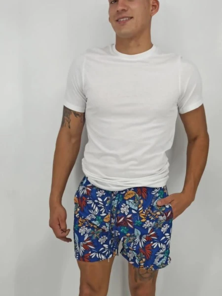 SHORT SEVEN M25 AZUL EST