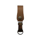 Llavero mulita de cuero vacuno Beige
