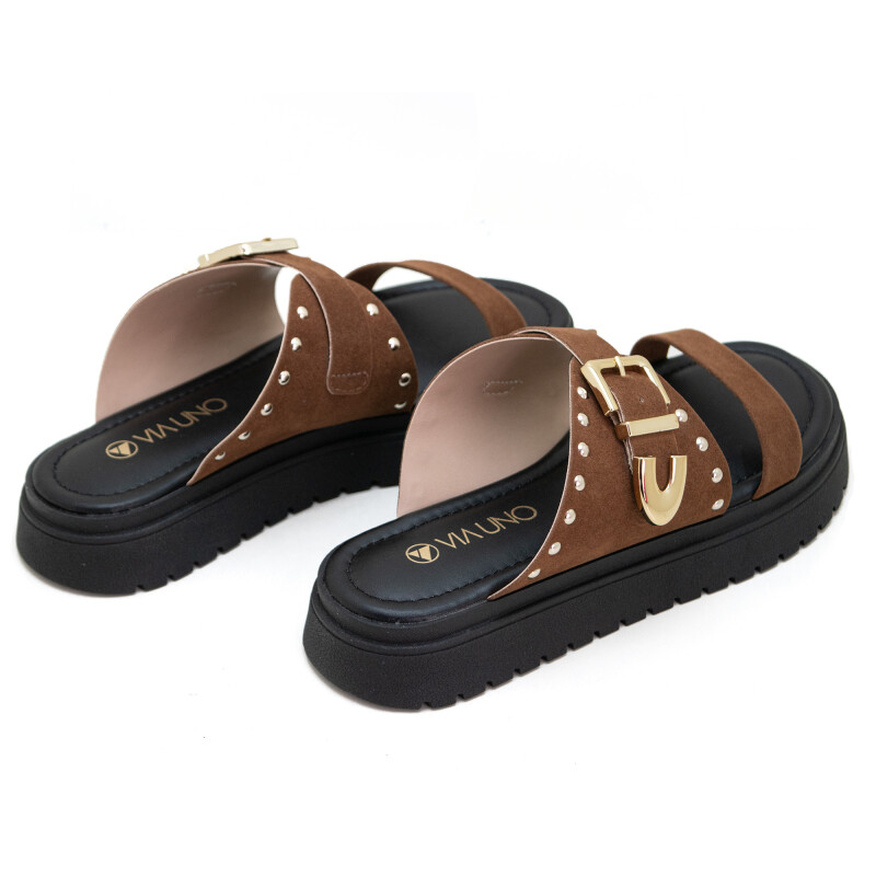 Sandalias VIA UNO de Mujer - 933002 Caramelo