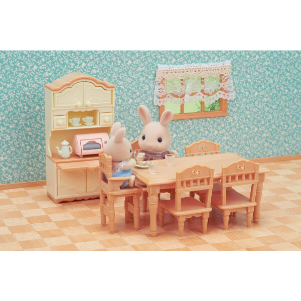 Sylvanian Families Set Mesa Silla Mueble Horno Juguete Niños Sylvanian Families Set Mesa Silla Mueble Horno Juguete Niños