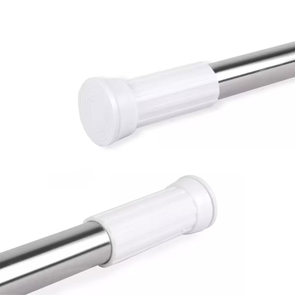 Barra para cortina extensible 70 a 120mm acero inoxidable DMC Barra Para Cortina Extensible 70 A 120mm Acero Inoxidable Dmc